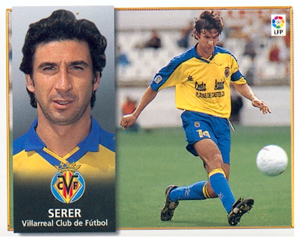 Liga 98-99. Serer (Villarreal C.F.). Ediciones Este. 📸: Toni Izaro.