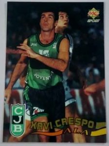 Liga ACB 96. Xavi Crespo (Joventut de Badalona) Editorial Mundicromo. 📸: José Carlos Arias.