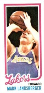 NBA 1980. Mark Landsberger (Los Angeles Lakers). Topps. 📸: Benito López Plaza.