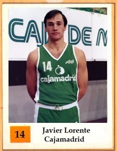 Javier Lorente (Cajamadrid). 📸: Cromo-Montaje de El Sitio De Mis Cromos.