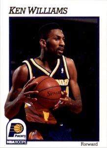 NBA 1991-92. Kenny Williams (Indiana Pacers). Hoops. 📸: Enrique De la Vega Sánchez.