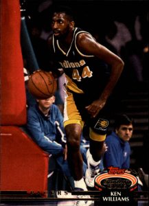 NBA 1992-93. Kenny Williams (Indiana Pacers). Stadium Club. 📸: Enrique De la Vega Sánchez.