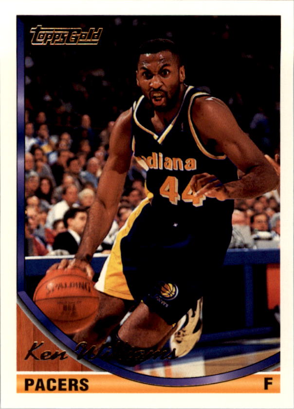NBA 1993-94. Kenny Williams (Indiana Pacers). Topps Gold. 📸: Enrique De la Vega Sánchez.
