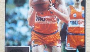 Baloncesto 1988-89. Félix de la Fuente (Taugrés). Converse. 📸: Luis González Palacios.