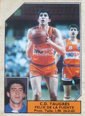 Baloncesto 1988-89. Félix de la Fuente (Taugrés). Converse. 📸: Luis González Palacios.