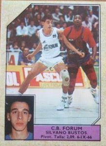 Baloncesto 1988-89. Silvano Bustos (Forum Filatélico). Editorial J. Merchante. 📸: Fernando Amaya Pérez.