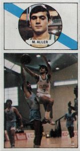 Baloncesto 86-87. Manuel Aller (Clesa Ferrol). Editorial J. Merchante. 📸: Fernando Cardona.