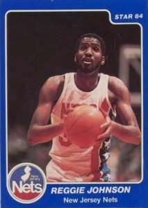 NBA 1983-84. Reginald Johnson (New Jersey Nets) Trading Card Database. 📸: Francisco Martín.