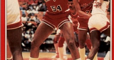 NBA 1983-84. Wallace Bryant (Chicago Bulls). Star. 📸: Francisco Martín.