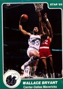 NBA 1984-85. Wallace Bryant (Dallas Mavericks). Star. 📸: Francisco Martín.