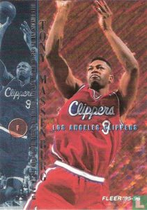 NBA 1995-1996. Tony Massenburg (Los Angeles Clippers). Fleer. 📸: Jesús Abajo Castellanos.