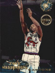 NBA 1995-1996. Tony Massenburg (Toronto Raptors). Topps. 📸: Jesús Abajo Castellanos.
