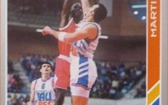 ACB 95. Bobby Martin (C.B. Murcia). Editorial Mundicromo. 📸: Eduardo Mancha Murillo.