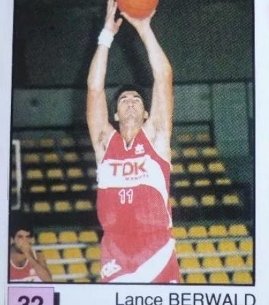 Basket 91 ACB. Lance Berwald (TDK Manresa). Ediciones Panini. 📸: Elías Romero.