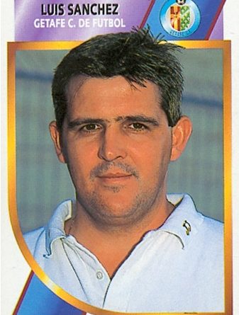 Liga 95-96. Luis Sánchez Duque (Getafe C.F.). Ediciones Este. 📸: Toni Izaro.