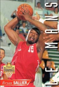 LNB 1994-95. Bryan Sallier (LeMans SB) Editorial Panini. 📸: José Carlos Reyes.