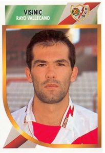 Liga 94-95. Višnjić (Rayo Vallecano). Ediciones Este. 📸: Toni Izaro.