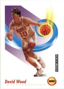 NBA 1991-92. David Wood (Houston Rockets) SkyBox. 📸: Luis Pérez Martín.