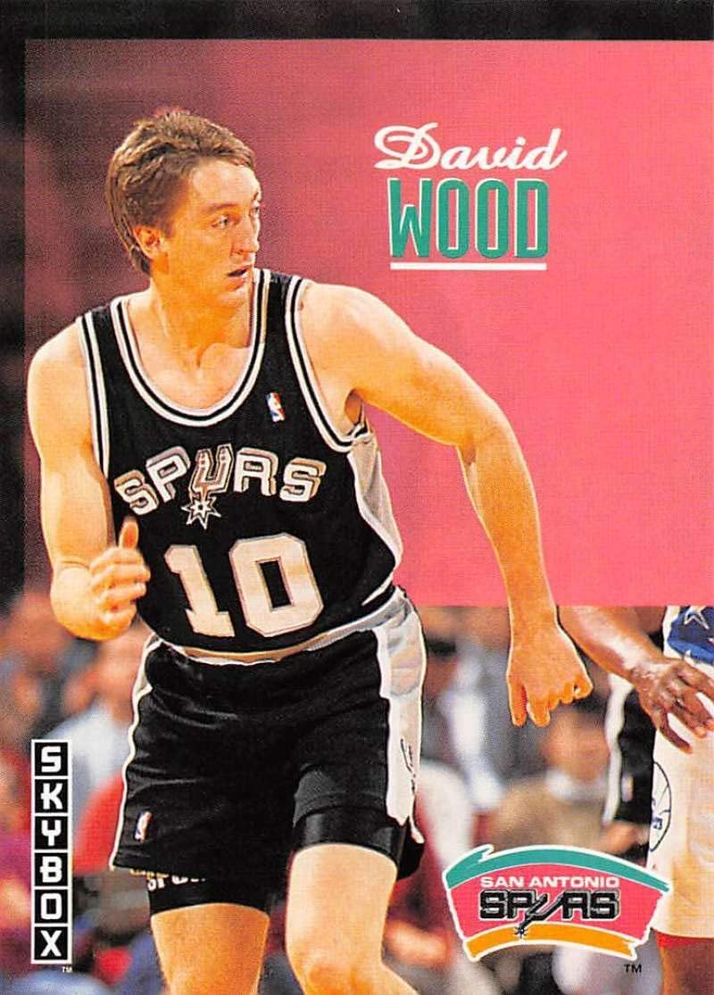 NBA 1992-93. David Wood (San Antonio Spurs) SkyBox. 📸: Luis Pérez Martín.
