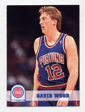 NBA 1993-94 David Wood (Detroit Pistons). Hoops. 📸: Luis Pérez Martín.