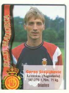 Liga 96-97. Stojiljković (R.C.D. Mallorca). Editorial Mundicromo. 📸: Javier Toledo Pérez.