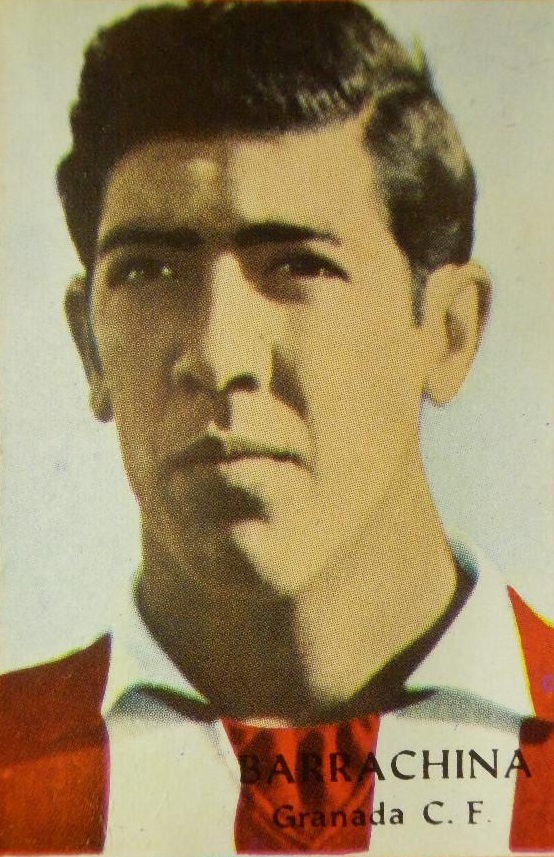 Liga 1968-69. Barrachina (Granada C.F.). Editorial Fher - Disgra. 📸: Felipe Ruíz López.