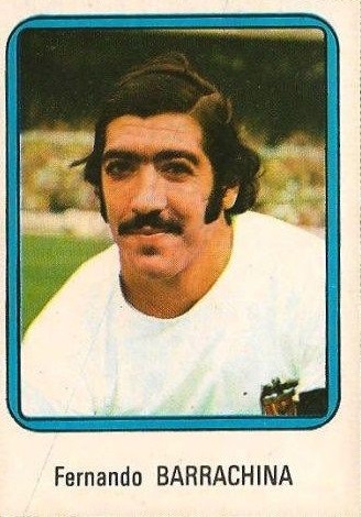Liga 1975-76. Barrachina (Valencia C.F.). Ediciones Vulcano. 📸: Felipe Ruíz López.