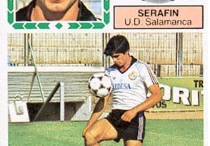 Liga 83-84. Serafín (U. D. Salamanca). Fichaje 12 B. Ediciones Este. 📸: Toni Izaro.