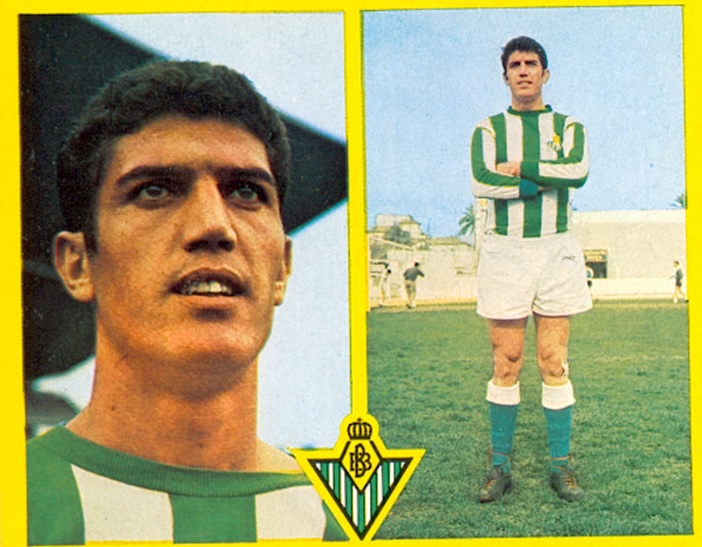 Liga 72-73. Rogelio (Real Betis). Ediciones Este. 📸: Toni Izaro.