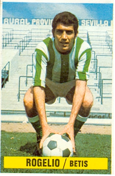 Liga 74-75. Rogelio (Real Betis). Ediciones Este. 📸: Toni Izaro.