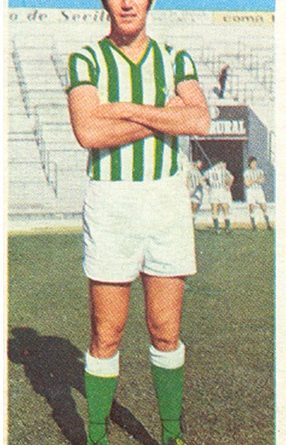 Liga 75-76. Rogelio (Real Betis). Ediciones Este. 📸: Toni Izaro.