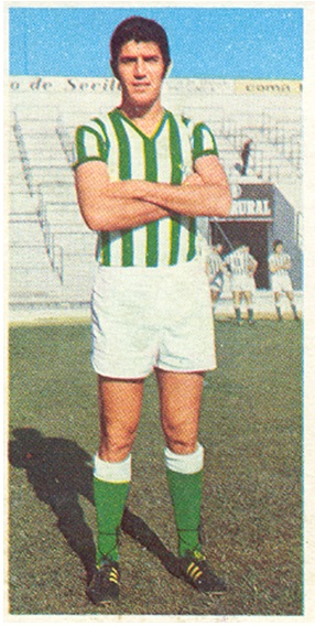 Liga 75-76. Rogelio (Real Betis). Ediciones Este. 📸: Toni Izaro.