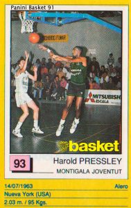 Basket 91. Harold Pressley (Joventut de Badalona). Editorial Panini. 📸: Grupo de Facebook don basket.
