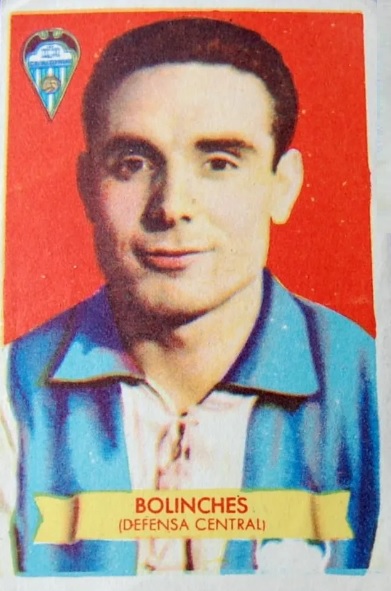 Campeones de 1ª División 1949 -1950. Bolinches (C.D. Alcoyano). Editorial Bruguera. 📸: Raúl Rodríguez..