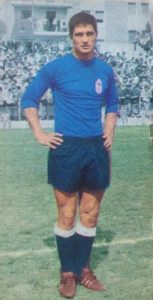 Liga 69-70. Tensi (Real Oviedo). Editorial Ruiz Romero. 📸: Juan Antonio Miranda Pérez.