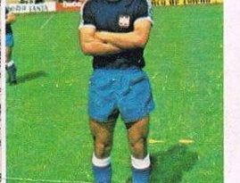 Liga 1976-77. Calero (Calvo Sotelo). Ediciones Estadio. 📸: Grupo de Facebook Nuestros álbumes de cromos.