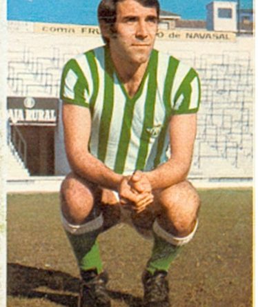 Liga 74-75. Sabaté (Real Betis). Ediciones Este. 📸: Toni Izaro.