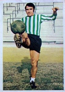 Liga 75-76. Sabaté (Real Betis). Editorial Fher. 📸: Juan Ruiz.