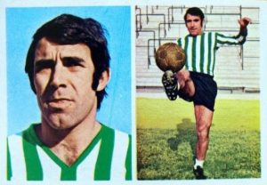 Liga 76-77. Sabaté (Real Betis). Editorial Fher. 📸: Juan Ruiz.
