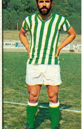 Liga 77-78. Sabaté (Real Betis). Ediciones Este. 📸: Toni Izaro.