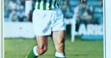 Liga 77-78. Sabaté (Real Betis). Editorial Pacosa. 📸: Juan Ruiz.