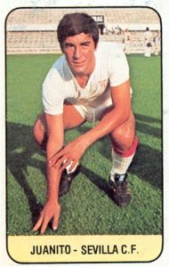 Liga 78-79. Juanito (Sevilla F.C.). Ediciones Este. 📸: Toni Izaro.
