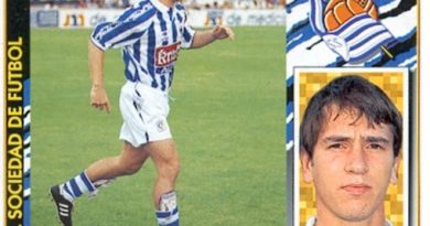 Liga 97-98. Aitor López Rekarte (Real Sociedad). Ediciones Este. 📸: Toni Izaro.