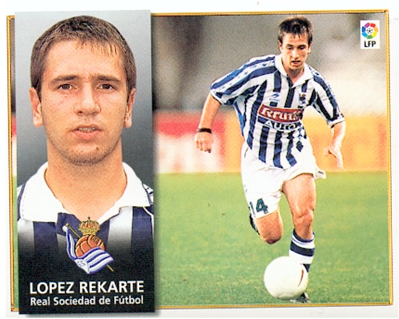 Liga 98-99. Aitor López Rekarte (Real Sociedad). Ediciones Este. 📸: Toni Izaro.