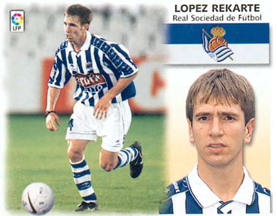 Liga 99-00. Aitor López Rekarte (Real Sociedad). Ediciones Este. 📸: Toni Izaro.