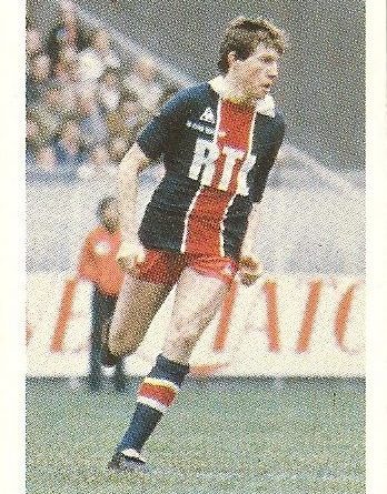 Eurocopa 1984. Luis Fernández (Francia) Editorial Fans Colección.