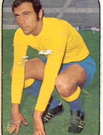 Liga 76-77. Germán (U.D. Las Pamas). Ediciones Este. 📸: Toni Izaro.