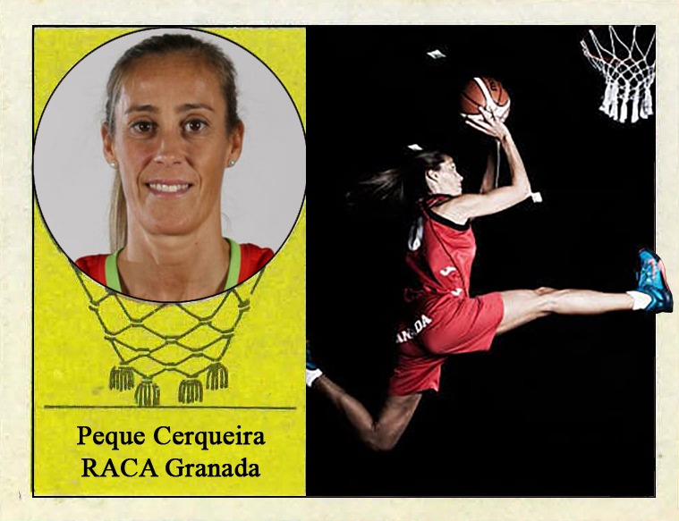 Peque Cerqueira (RACA Granada) 📸: Cromo-Montaje del Grupo de Facebook Nuestros álbumes de cromos.