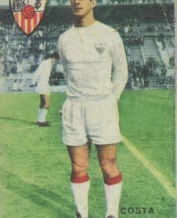 1967-68. Costas (Sevilla F. C.). Editorial Fher. 📸: Juan Gutiérrez.