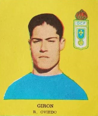 Liga 62-63. Girón (Real Oviedo). Editorial Fher. 📸: Hugo Matesanz.